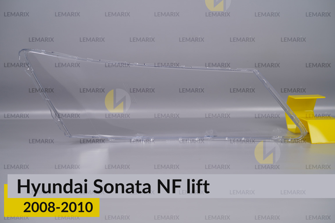 Скло фари Hyundai Sonata NF (2008-2010) рест ліве