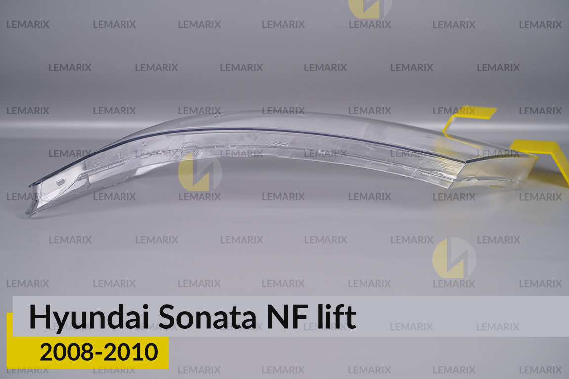 Скло фари Hyundai Sonata NF (2008-2010) рест ліве