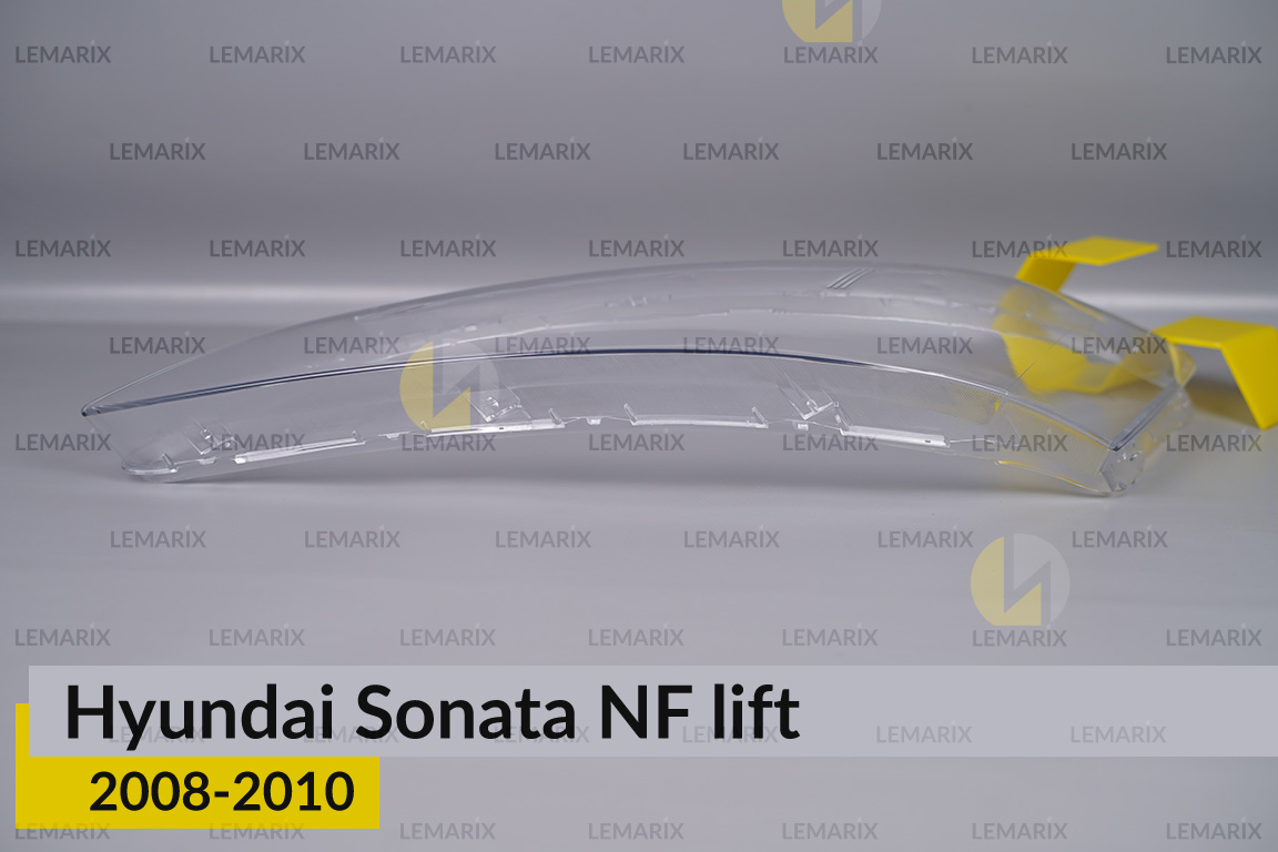 Скло фари Hyundai Sonata NF (2008-2010) рест ліве
