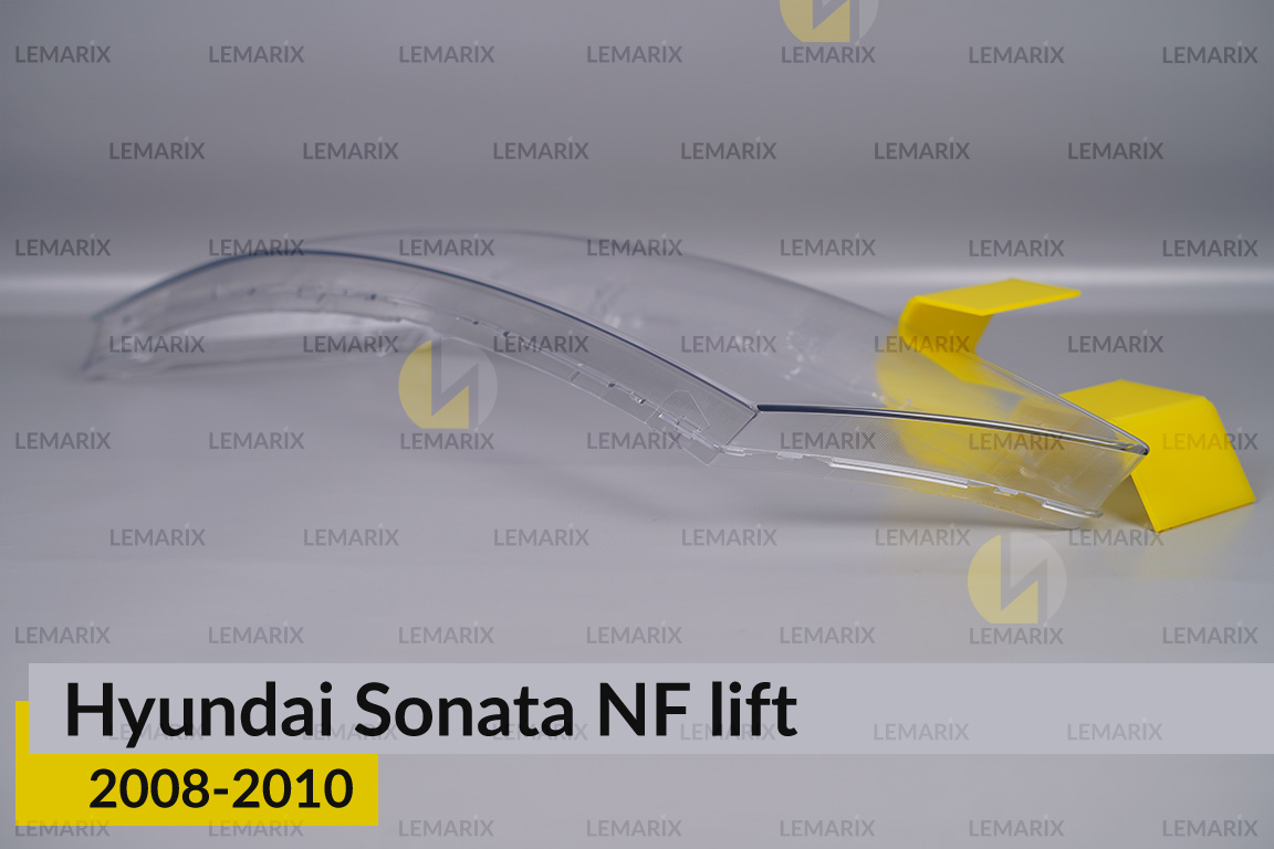 Скло фари Hyundai Sonata NF (2008-2010) рест ліве
