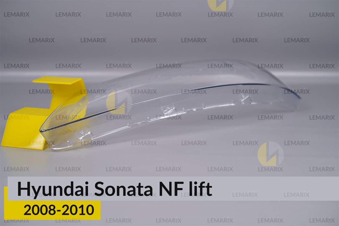 Скло фари Hyundai Sonata NF (2008-2010) рест ліве