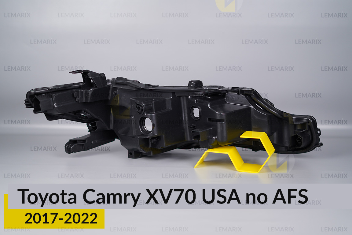 Корпус фары Toyota Camry XV70 USA no AFS (2017-2022) левый