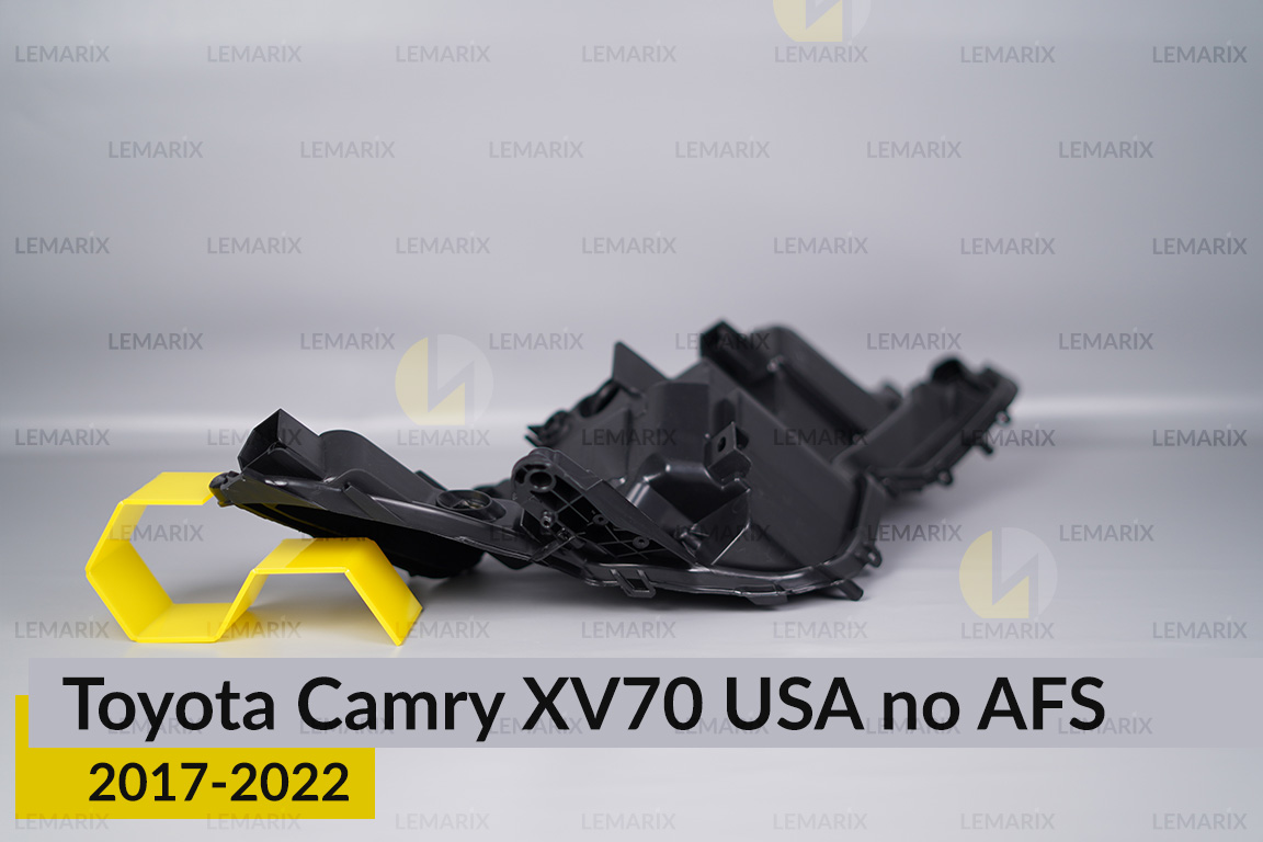 Корпус фары Toyota Camry XV70 USA no AFS (2017-2022) левый