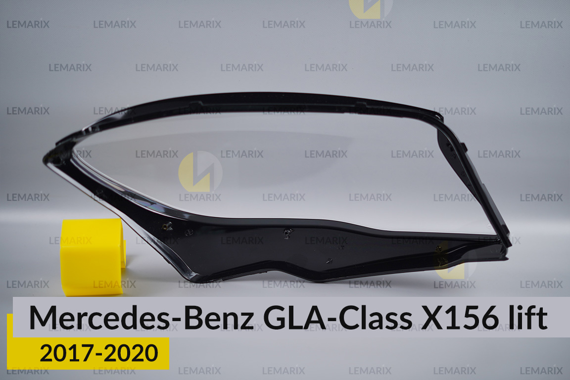 Скло фари Mercedes-Benz GLA-Class X156 (2017-2020) рест ліве