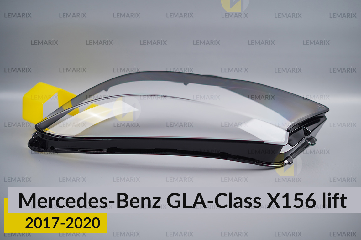 Скло фари Mercedes-Benz GLA-Class X156 (2017-2020) рест ліве