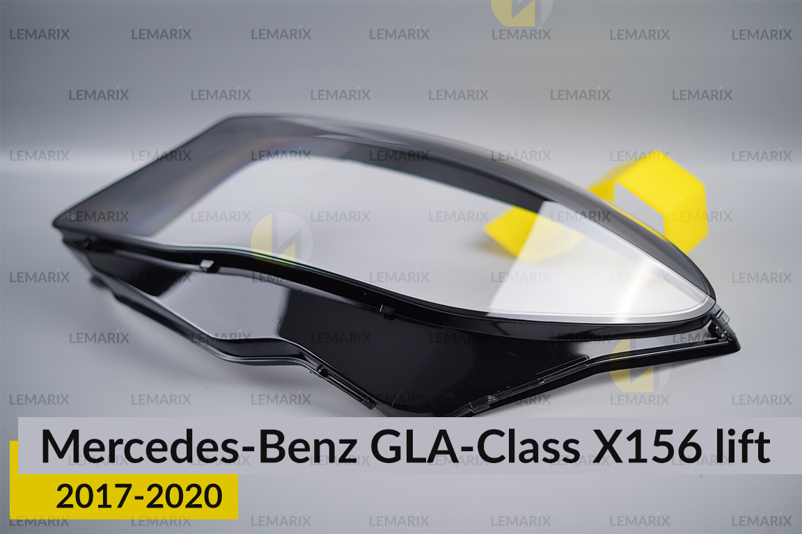 Скло фари Mercedes-Benz GLA-Class X156 (2017-2020) рест ліве