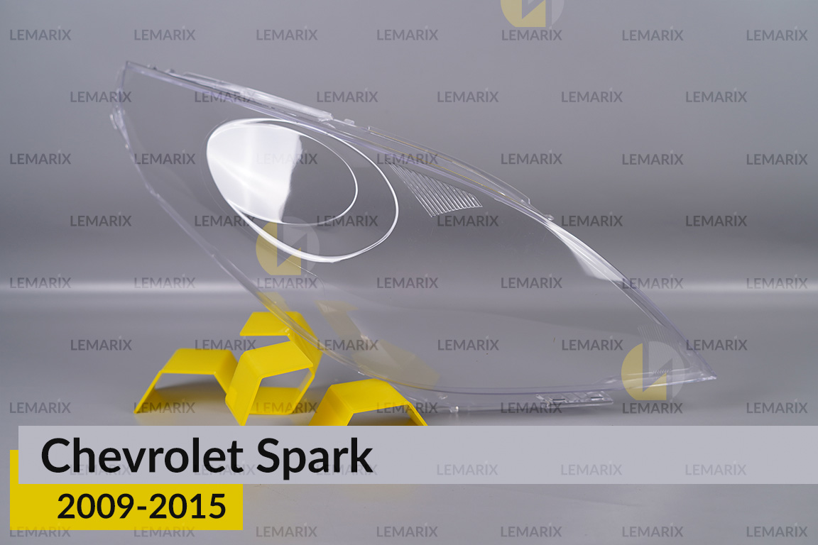 Скло фари Chevrolet Spark (2009-2015) праве