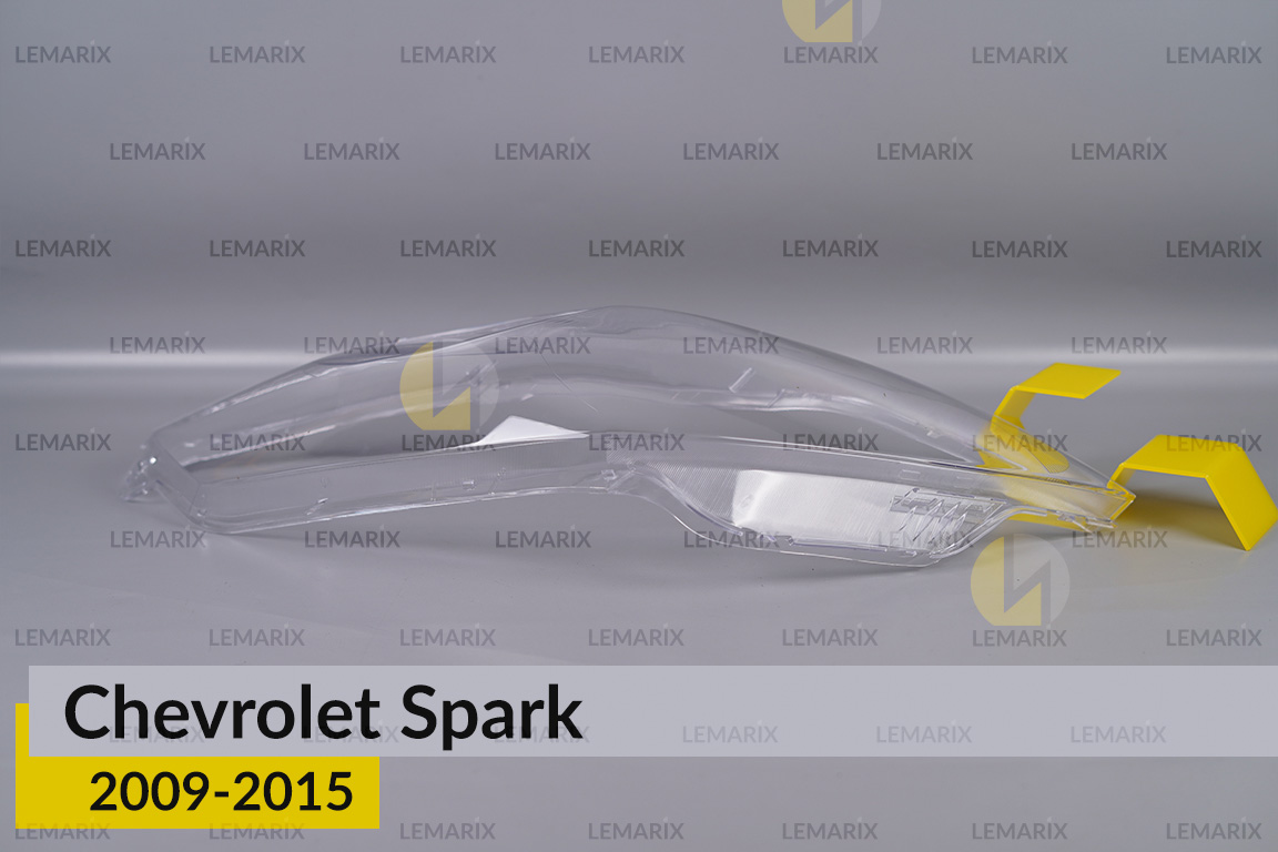 Скло фари Chevrolet Spark (2009-2015) праве