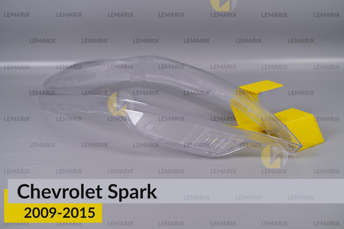 Скло фари Chevrolet Spark (2009-2015) праве