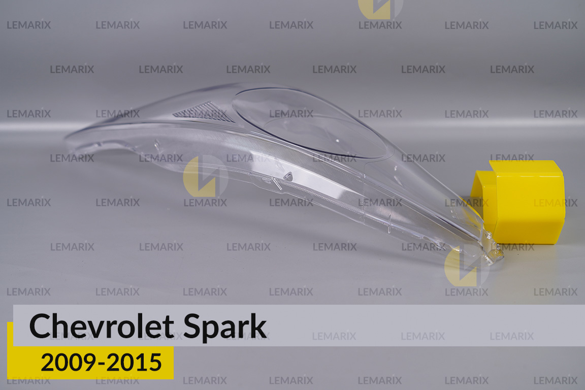 Скло фари Chevrolet Spark (2009-2015) праве