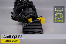 Кришка ковпак заглушка фари Audi Q3 F3 (2018-2025) ліва