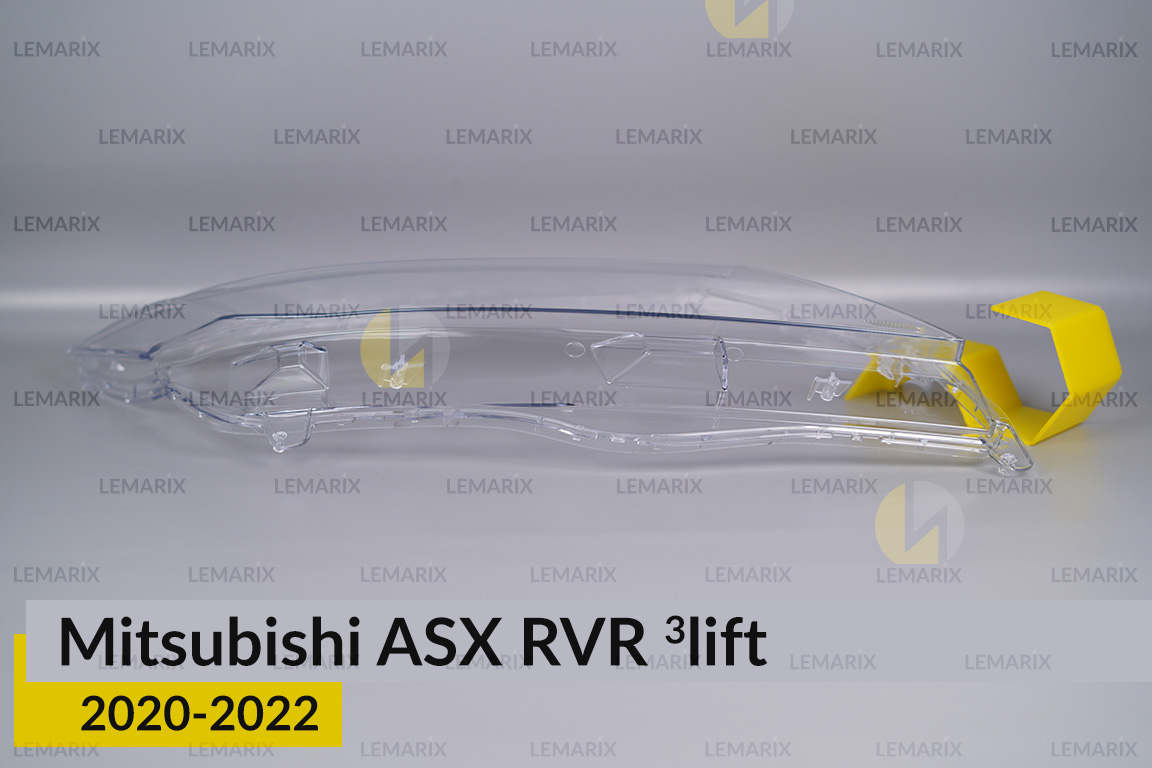 Скло фари Mitsubishi ASX RVR (2020-2022) 3 рест праве