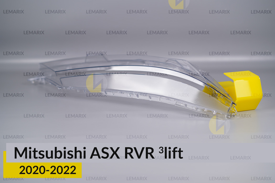 Скло фари Mitsubishi ASX RVR (2020-2022) 3 рест праве