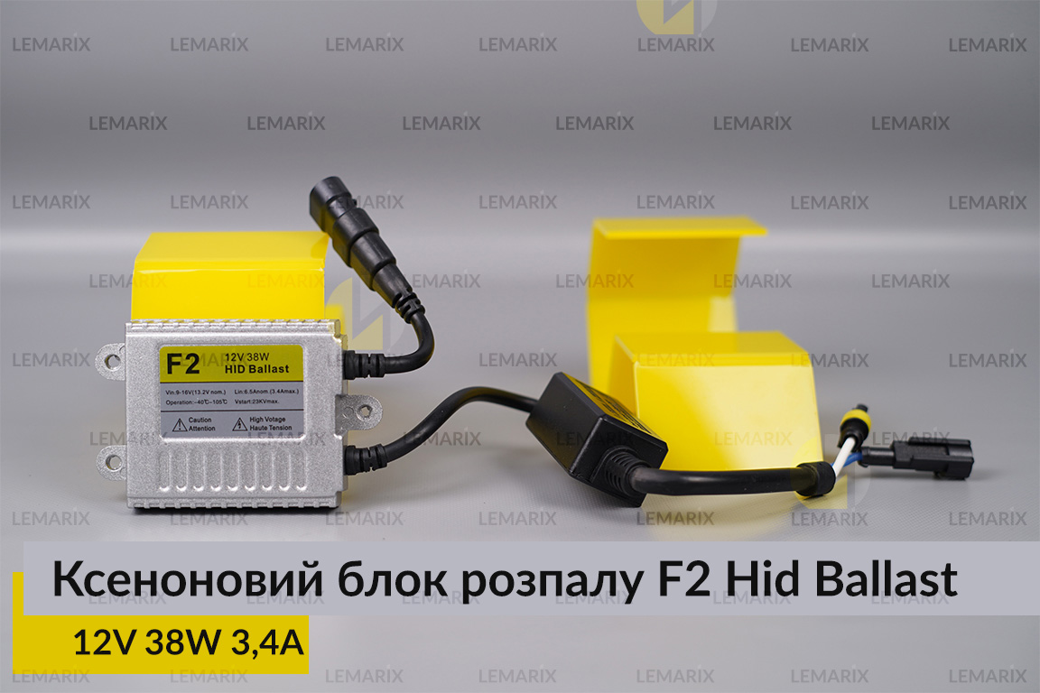 Ксеноновый блок разгара F2 Hid Ballast 12V 38W 3,4A