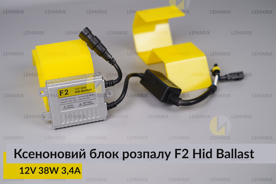 Ксеноновый блок разгара F2 Hid Ballast 12V 38W 3,4A