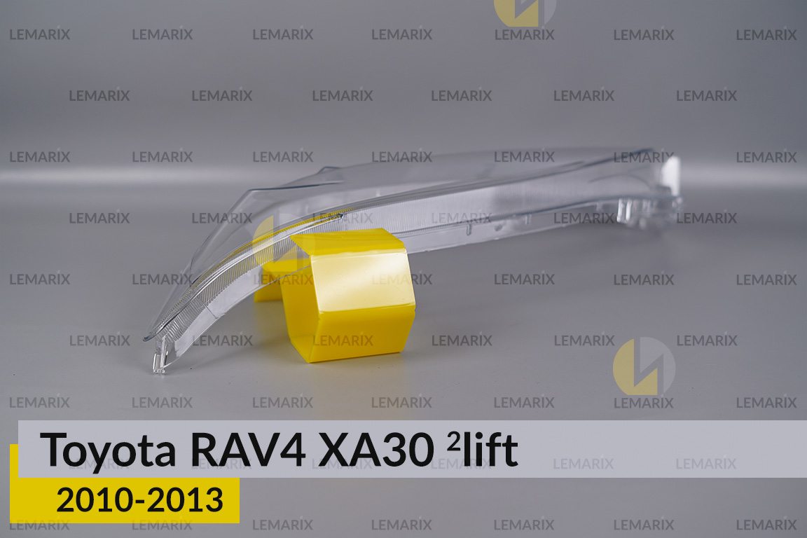 Скло фари Toyota RAV4 XA30 (2010-2013) 2 рест ліве
