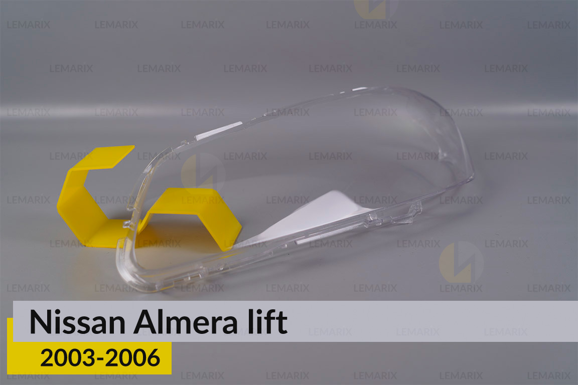 Скло фари Nissan Sunny (2003-2005) рест ліве