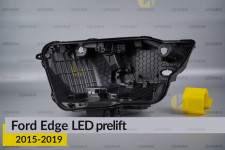 Корпус фари Ford Edge LED (2015-2019) дорест лівий