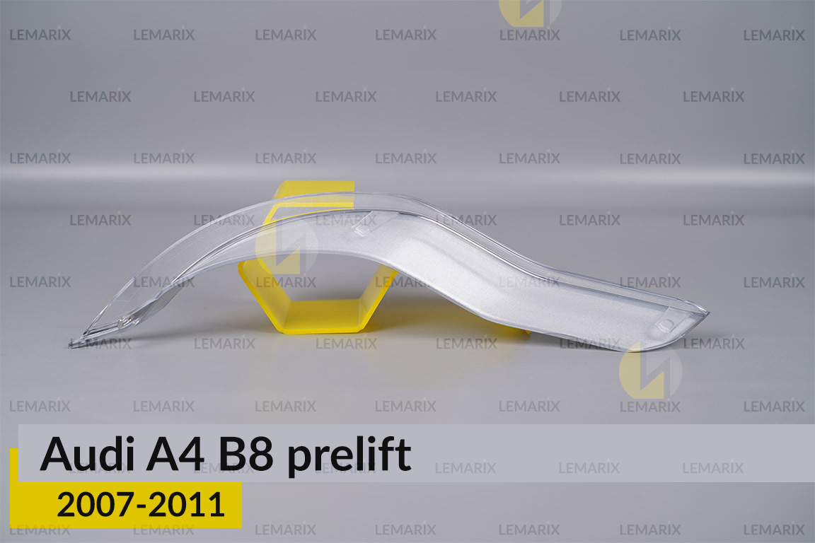 Хромована декоративна маска середня Audi A4 B8 (2007-2011) дорест права