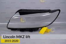 Скло фари Lincoln MKZ (2015-2020) рест ліве