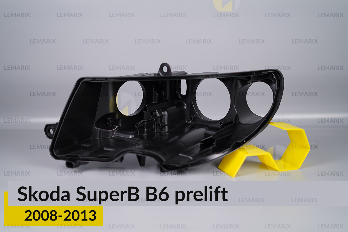 Корпус фари Skoda SuperB B6 (2008-2013) дорест лівий