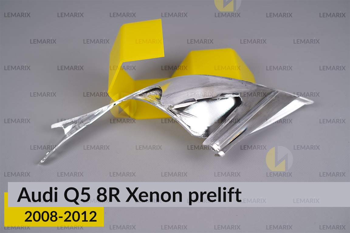 Хромована декоративна маска середня Audi Q5 8R Xenon (2008-2012) дорест права