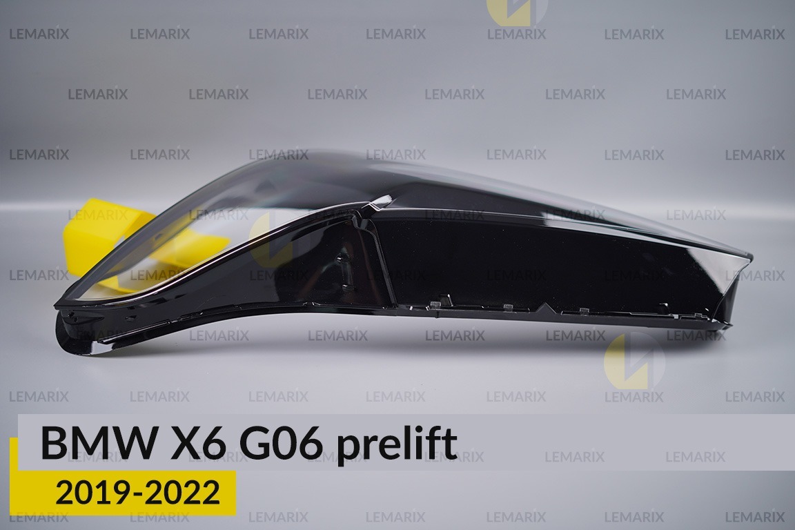 Скло фари BMW X6 G06 (2019-2022) дорест ліве