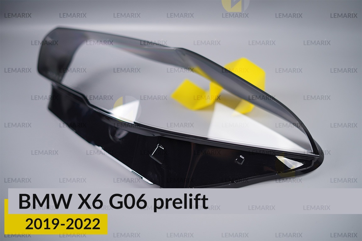 Скло фари BMW X6 G06 (2019-2022) дорест ліве