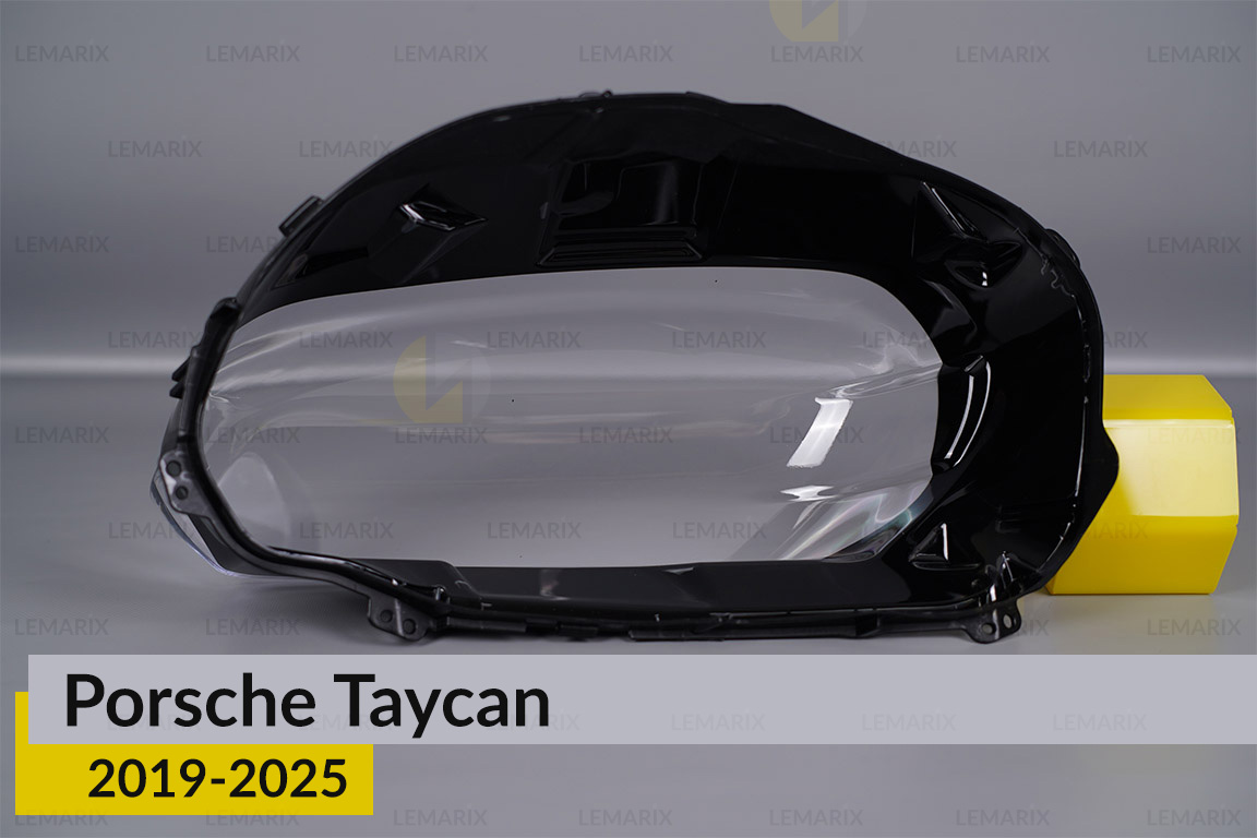 Скло фари Porsche Taycan (2019-2025) дорест праве