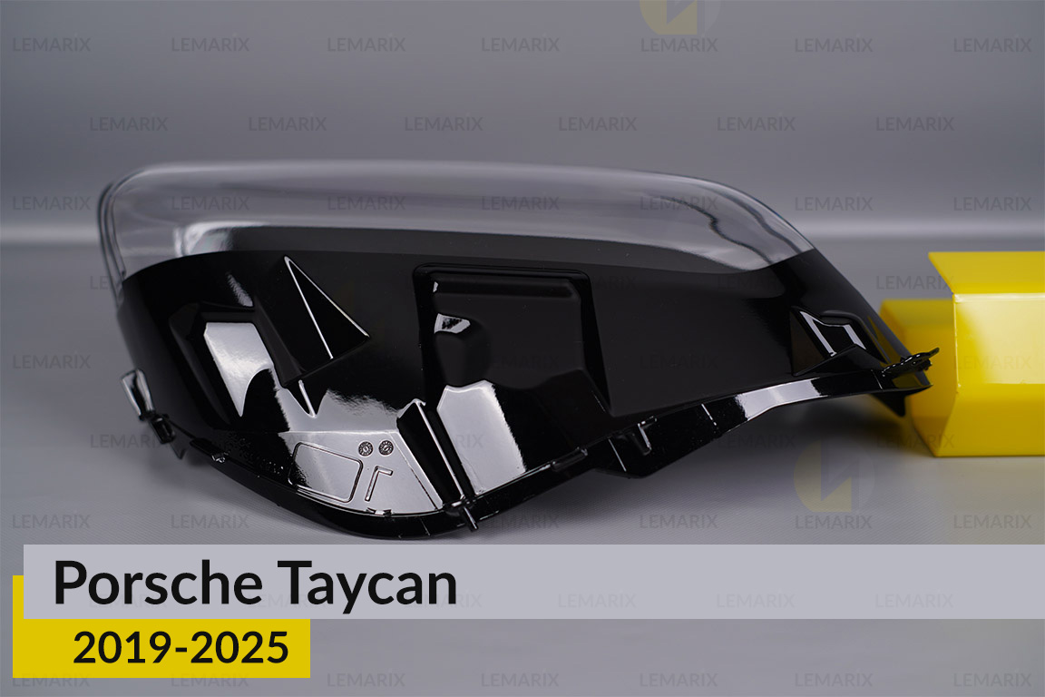 Скло фари Porsche Taycan (2019-2025) дорест праве