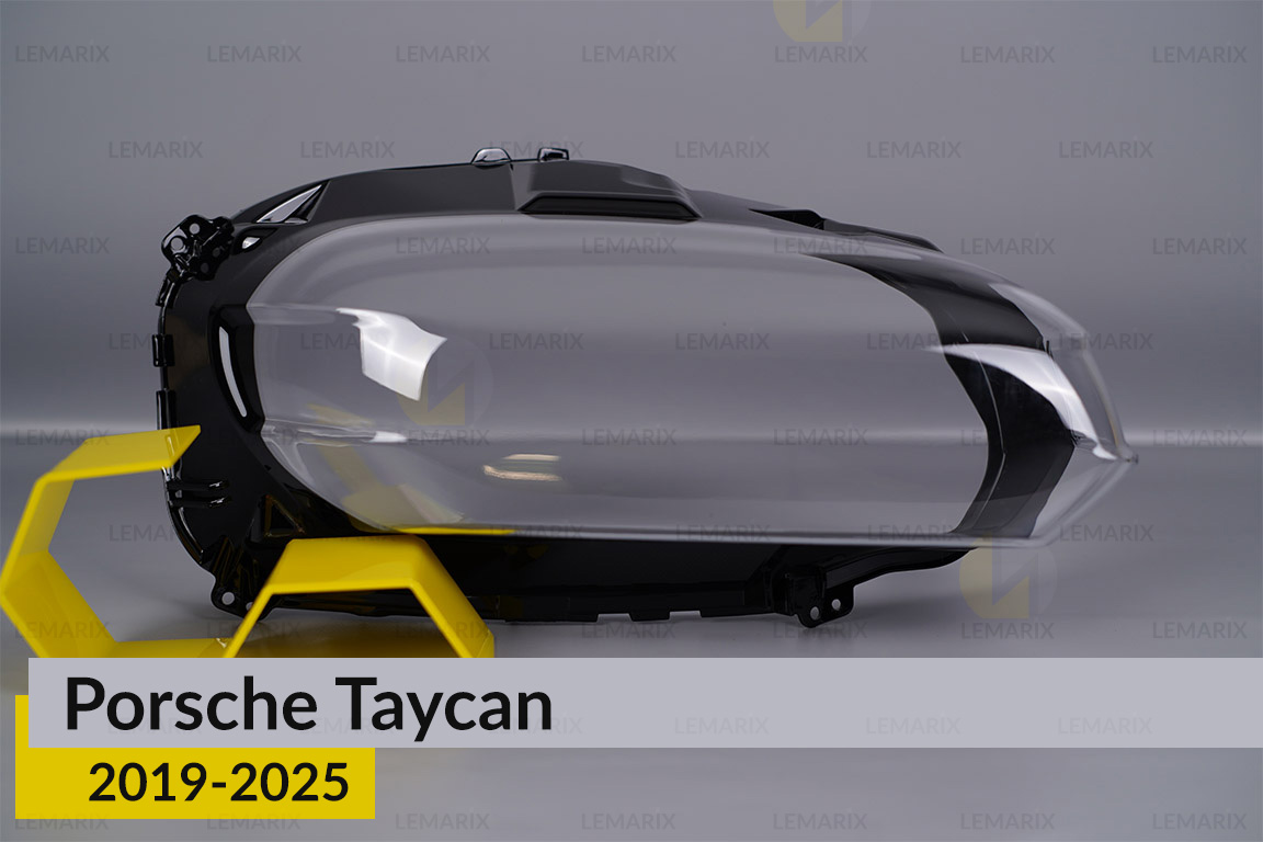 Скло фари Porsche Taycan (2019-2025) дорест праве