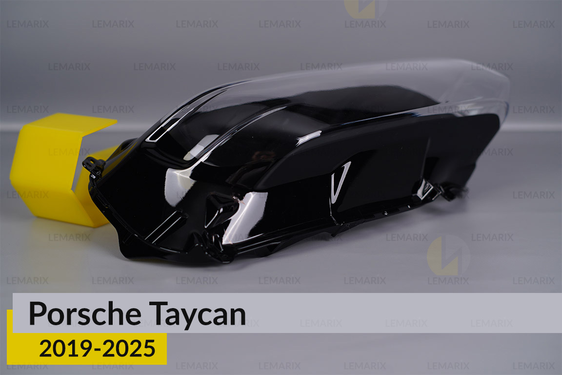 Скло фари Porsche Taycan (2019-2025) дорест праве
