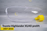 Скло фари Toyota Highlander XU40 (2007-2010) дорест ліве