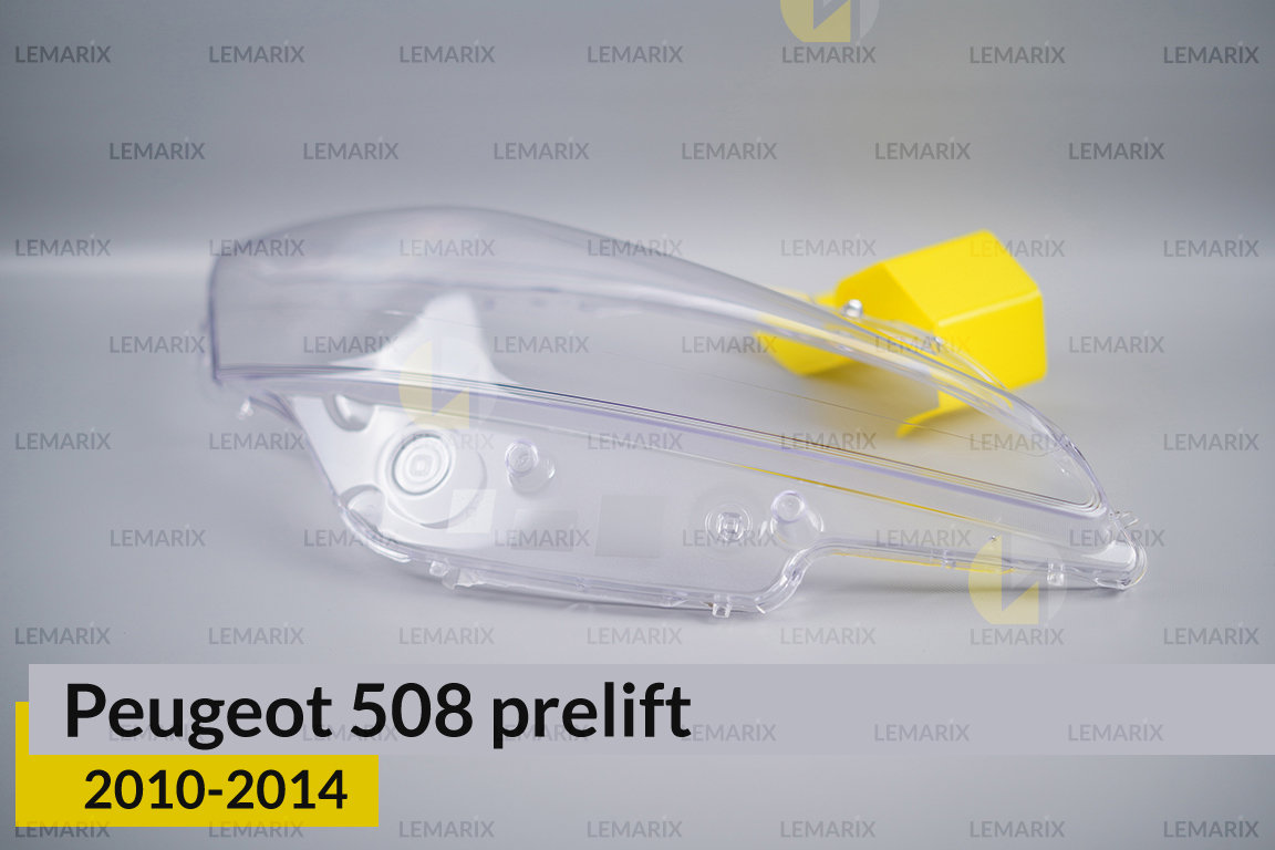 Скло фари Peugeot 508 (2010-2014) дорест праве
