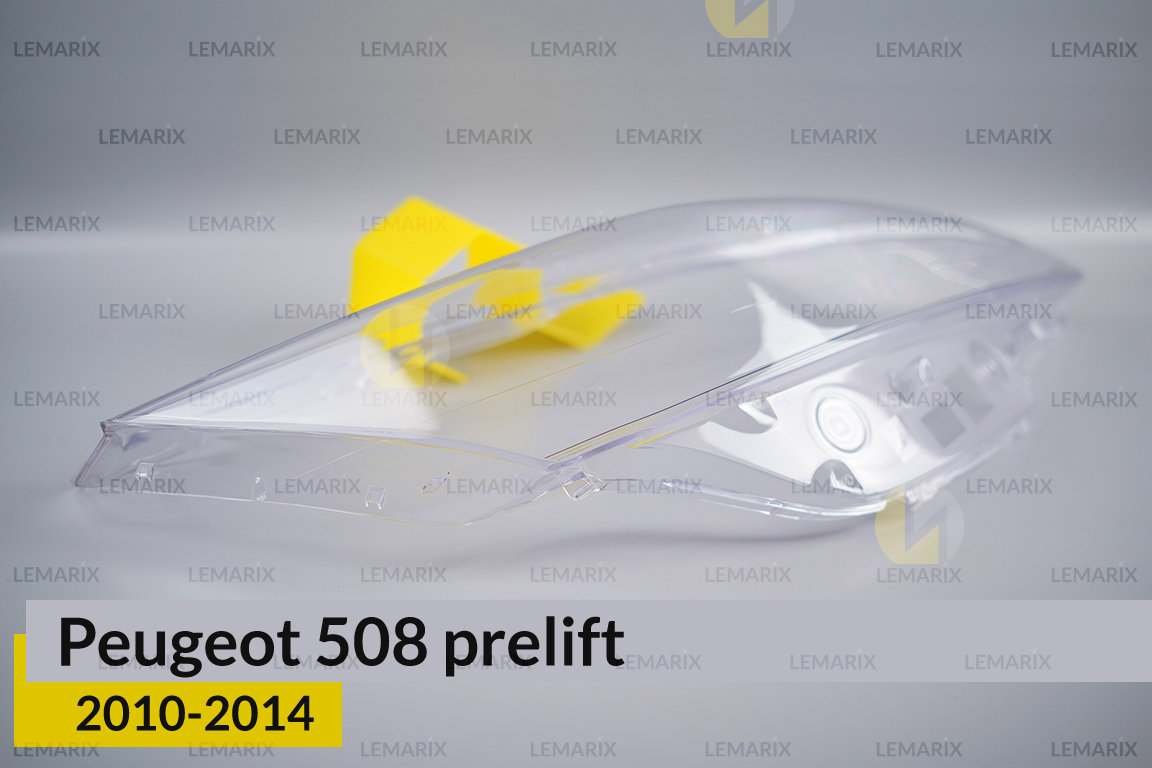 Скло фари Peugeot 508 (2010-2014) дорест праве