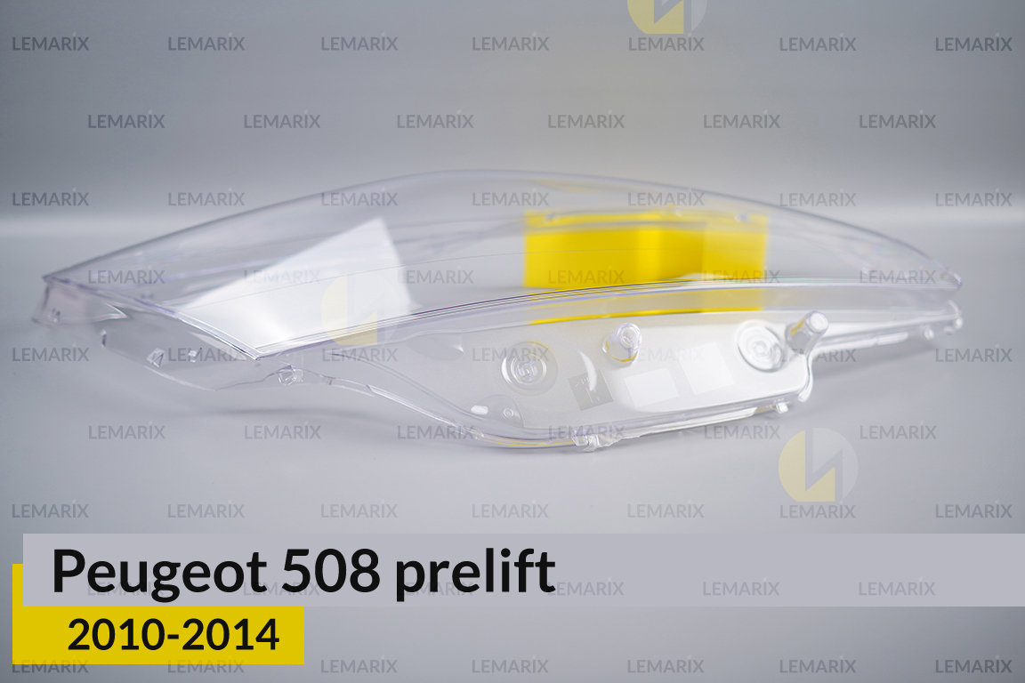 Скло фари Peugeot 508 (2010-2014) дорест праве