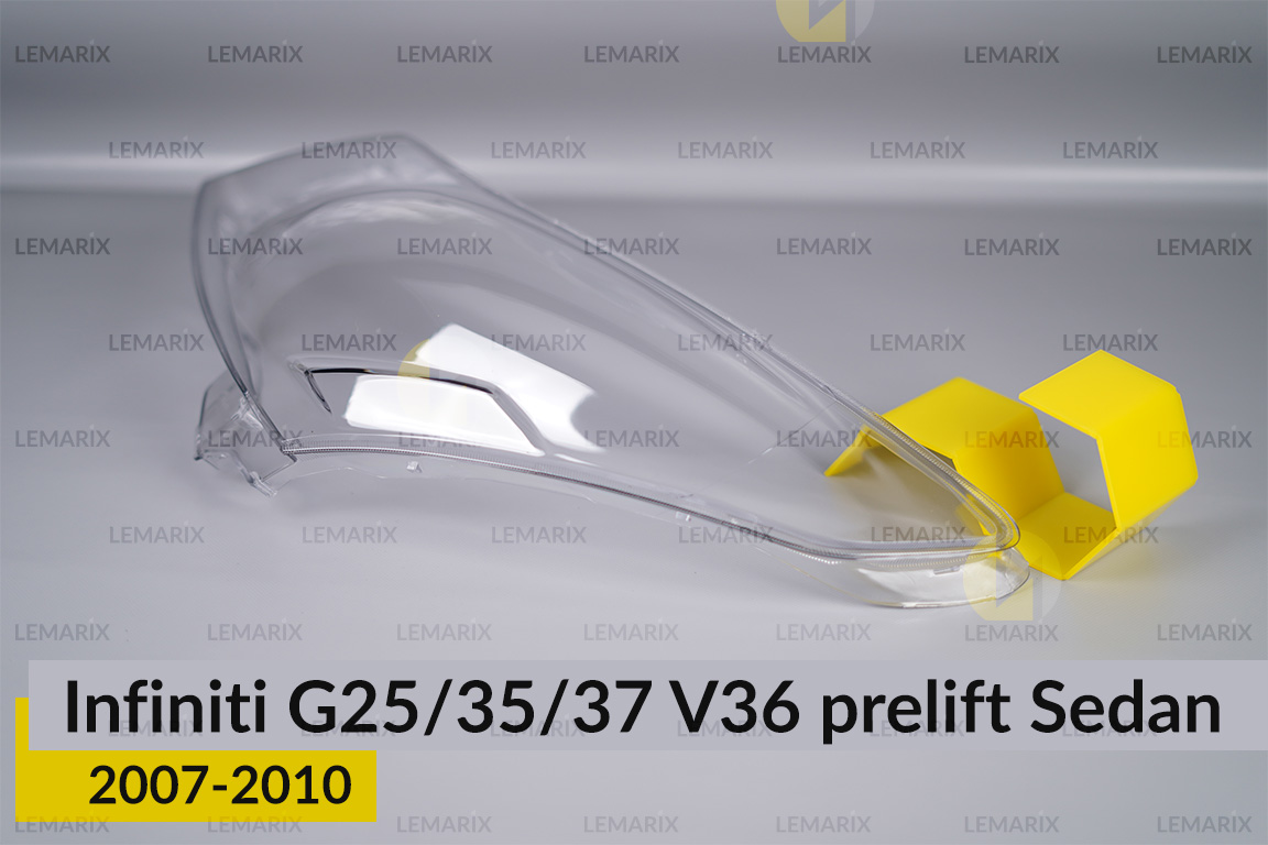 Скло фари Infiniti G25/35/37 V36 Sedan (2007-2010) дорест ліве