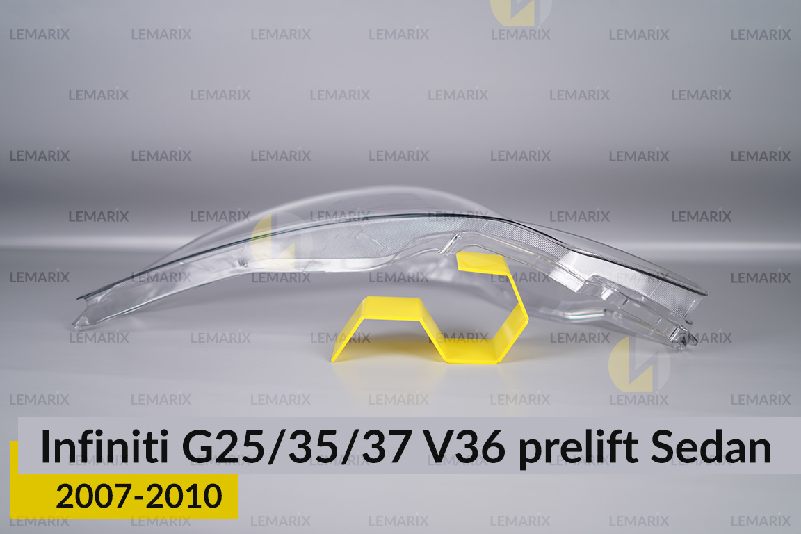 Скло фари Infiniti G25/35/37 V36 Sedan (2007-2010) дорест ліве