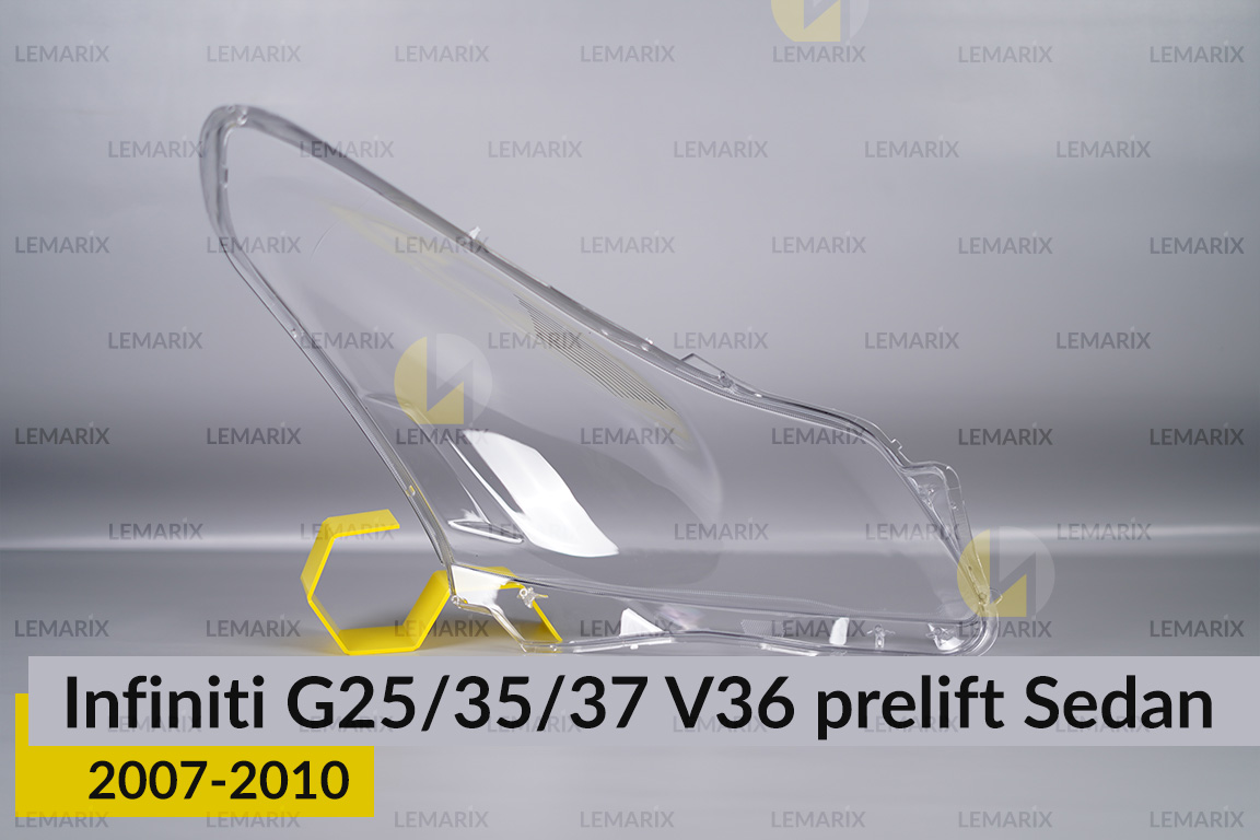 Скло фари Infiniti G25/35/37 V36 Sedan (2007-2010) дорест ліве