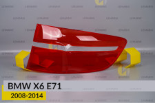 Скло заднього ліхтаря зовнішнє в крилі BMW X6 E71 (2008-2014) праве
