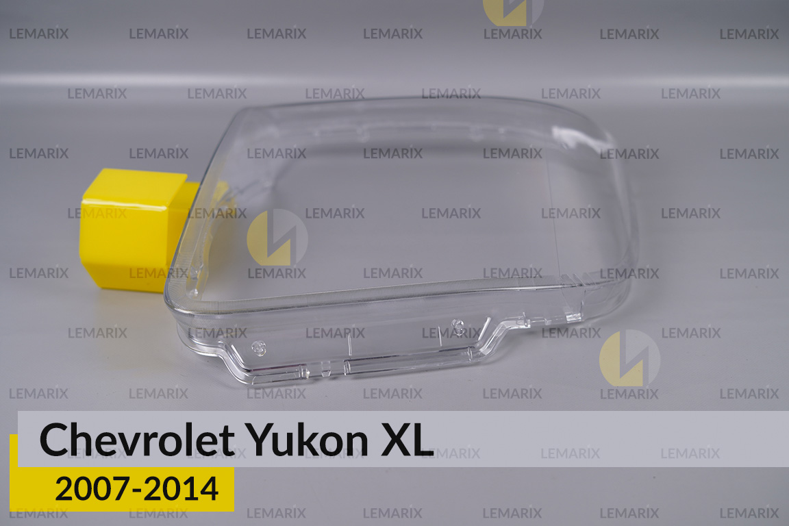 Скло фари Chevrolet Yukon XL (2007-2014) праве