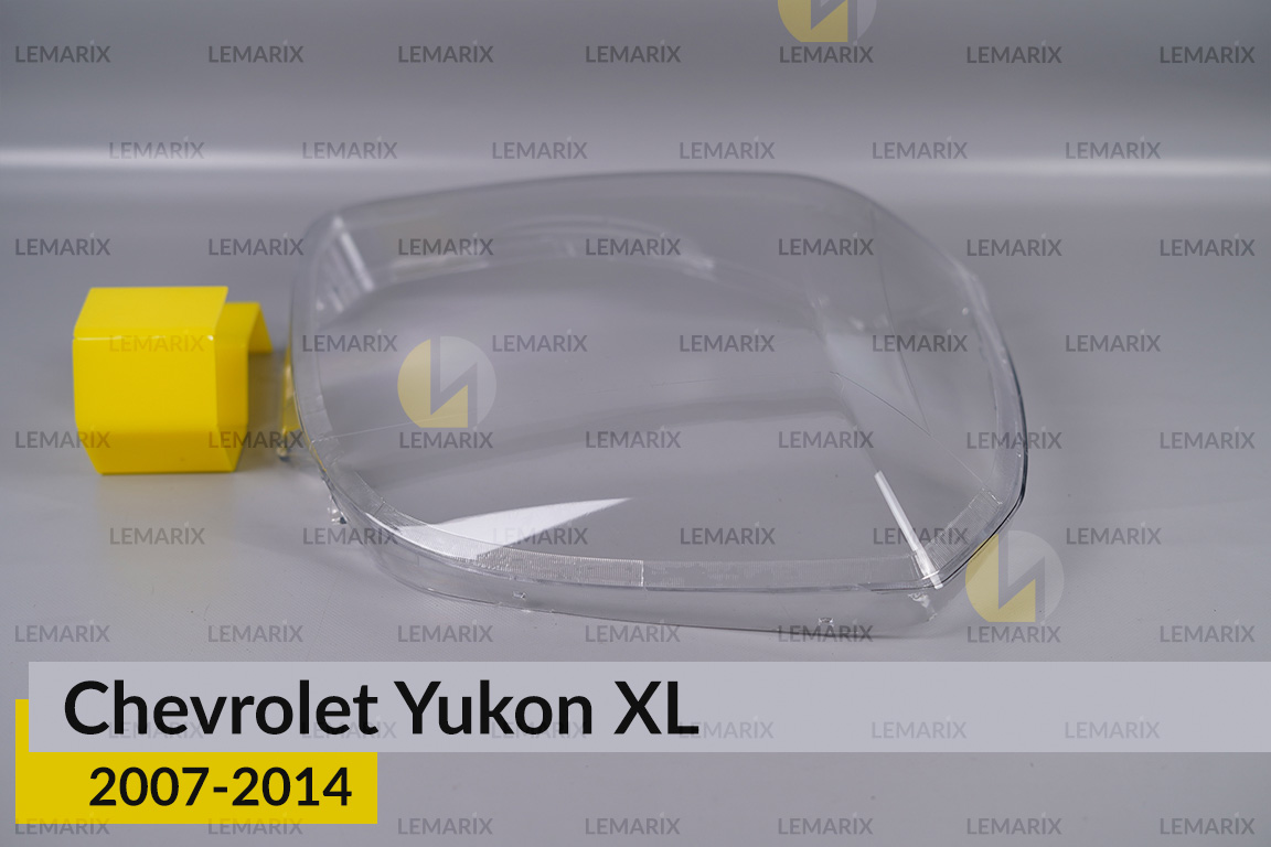 Скло фари Chevrolet Yukon XL (2007-2014) праве