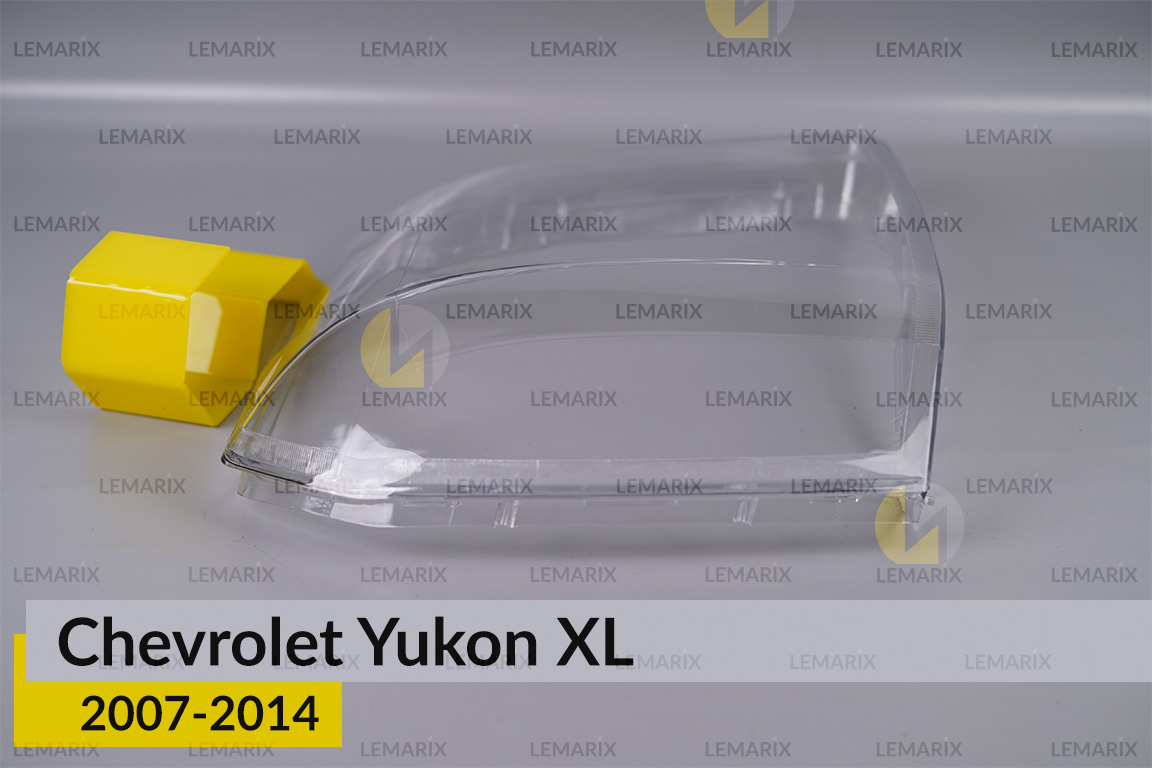 Скло фари Chevrolet Yukon XL (2007-2014) праве
