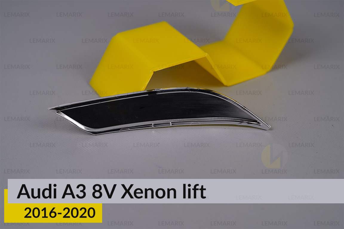 Хромований декор боковий Audi A3 8V Xenon (2016-2020) рест правий