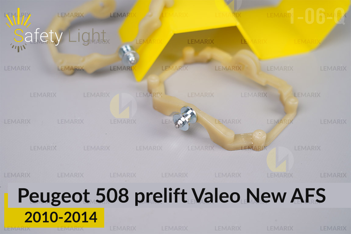 Переходная рамка для Peugeot 508 Valeo New AFS (2010-2014) дорест