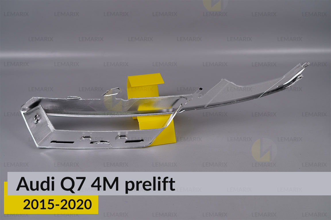 Хромована декоративна маска середня внутрішня Audi Q7 4M (2015-2020) дорест права