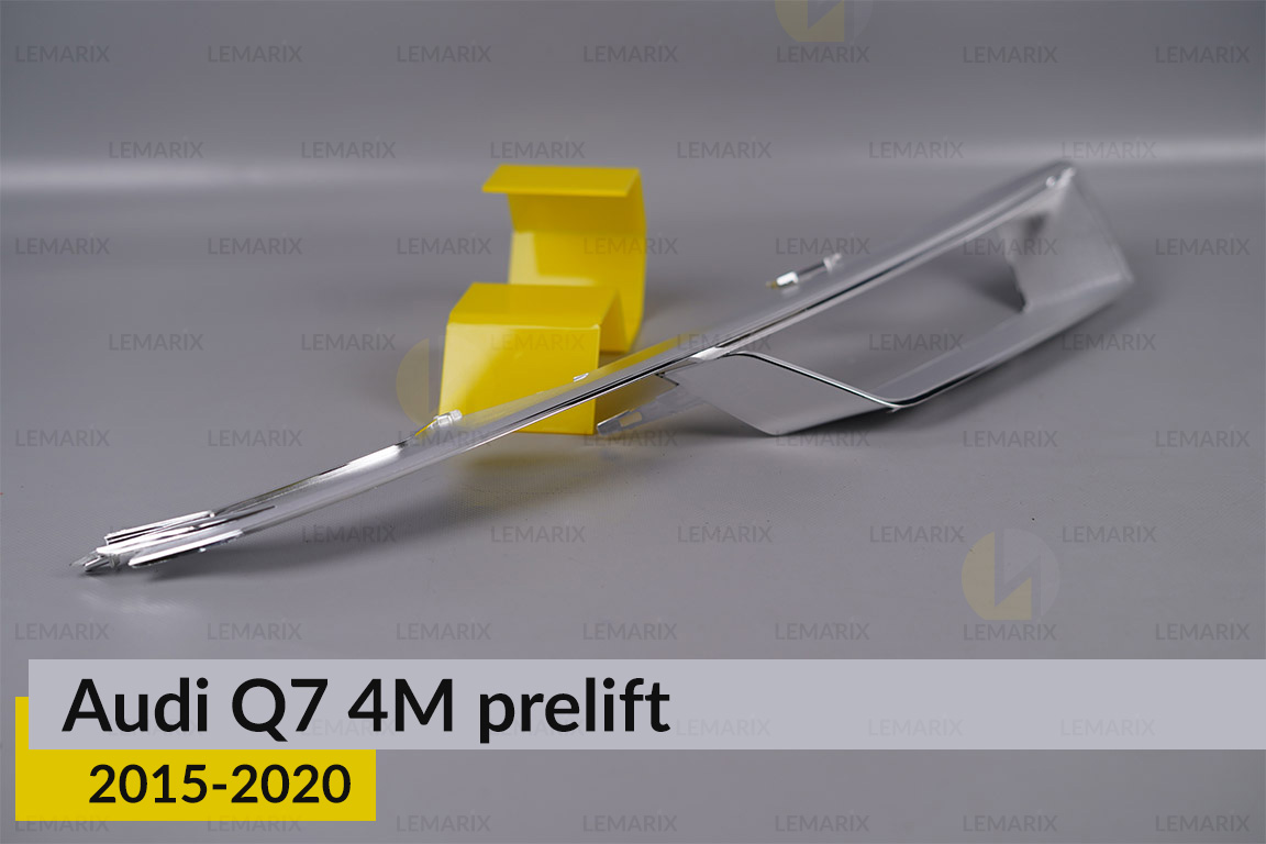 Хромована декоративна маска середня внутрішня Audi Q7 4M (2015-2020) дорест права