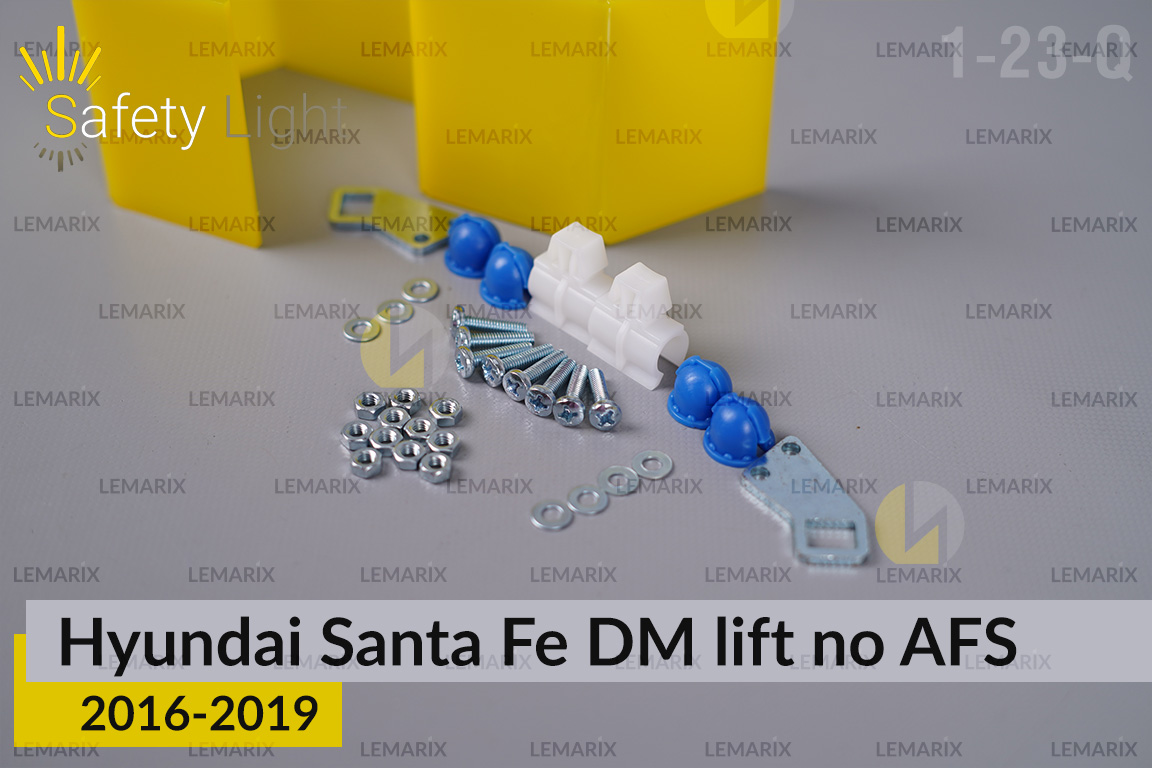 Перехідна рамка для Hyundai Santa Fe DM no AFS (2016-2019) рест