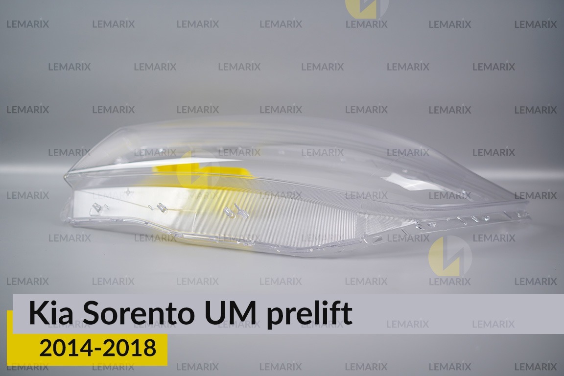 Скло фари KIA Sorento UM (2014-2018) дорест ліве