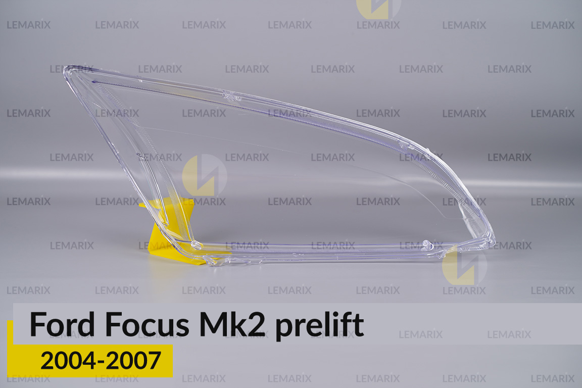 Скло фари Ford Focus Mk2 (2004-2007) дорест ліве